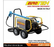 Máy phun rửa công nghiệp 11 KW, EUROTECH - ITALY