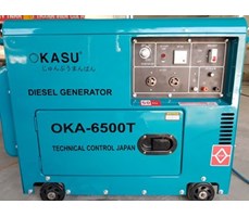 Máy phát điện chạy dầu OKASU 6500T