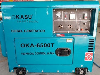 Máy phát điện chạy dầu OKASU 6500T
